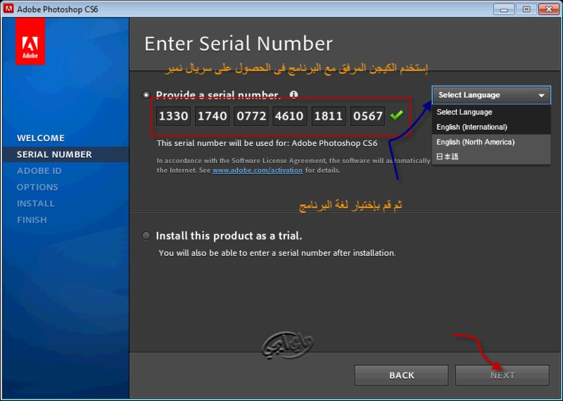 serial key for photoshop 7